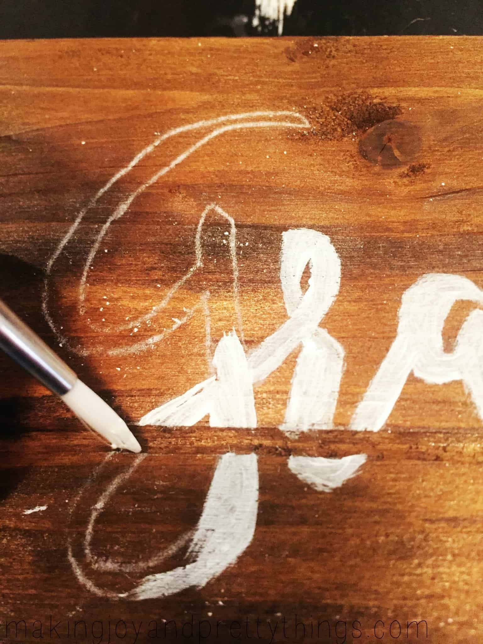 Grandparent Gift Idea: DIY Handprint Art