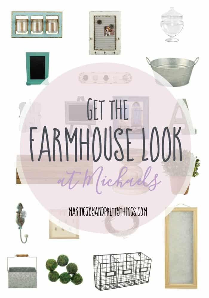 DIY your Fixer Upper or Farmhouse look on a budget from Michaels!