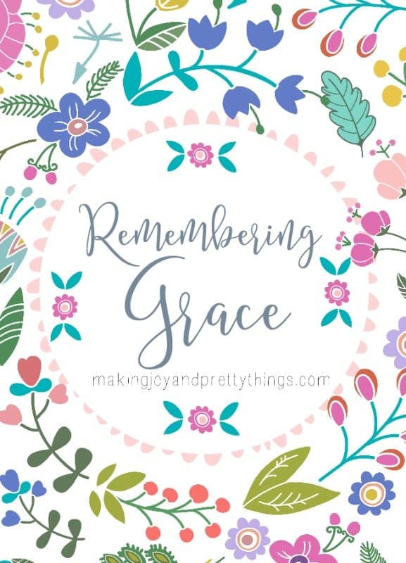Remembering Grace: Reflection for Mamas