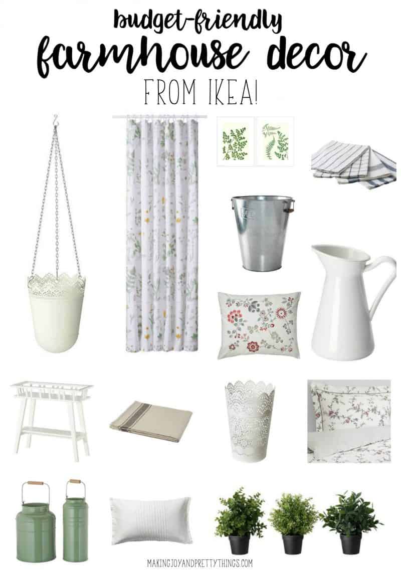Budget Friendly Farmhouse Decor from IKEA! Making Joy and Pretty Things