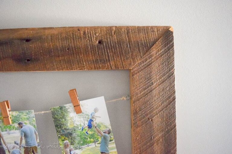 DIY Rustic Picture Frame