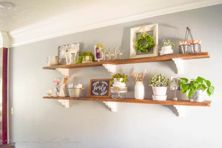 How to Style Open Shelves