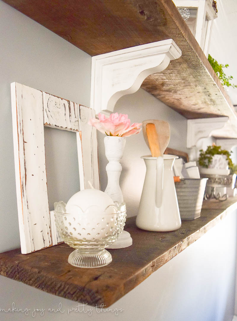 When you are styling open shelves the options are endless as all the different types of decor when it comes to decorating the pretty shelves