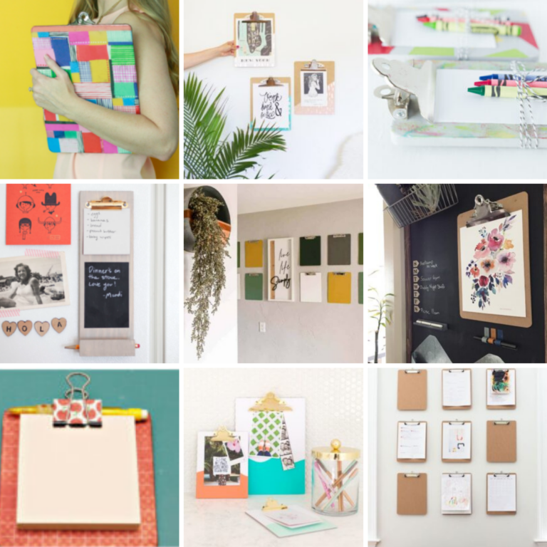 17+ Cute DIY Clipboard Ideas