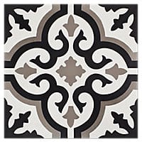 Patterned cement tile is a great accent piece in any design or inspiration board 
