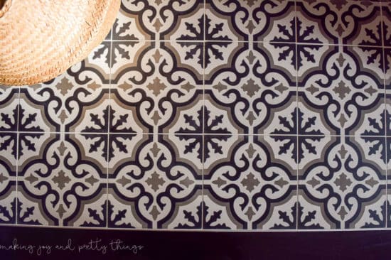 One Room Challenge {Week 4}: How to Install Cement Tile - Making Joy ...