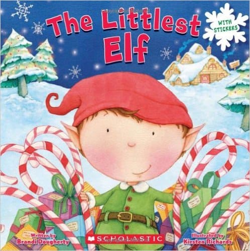 The Littlest Elf by Brandi Dougherty asks the question: is the littlest elf just too little to help out in Santa’s workshop? Find out in this sweet and lovable story from the bestselling Littlest series ― now a board book!