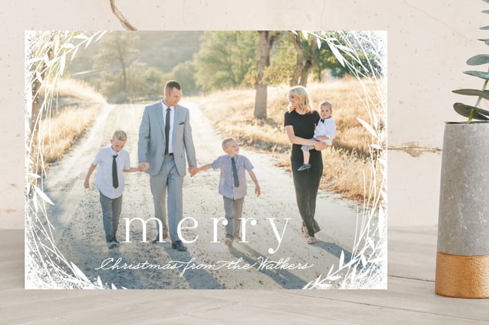 Farmhouse-style Christmas Cards and Holiday Cards and gifts