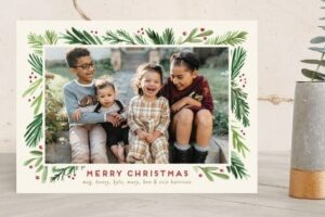 Farmhouse-style Christmas Cards and Holiday Cards and gifts