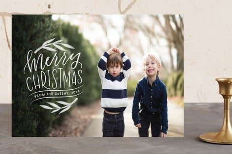 Farmhouse-style Christmas Cards and Holiday Cards and gifts