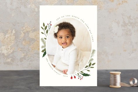 Farmhouse-style Christmas Cards and Holiday Cards and gifts