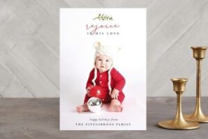 Farmhouse-style Christmas Cards and Holiday Cards and gifts