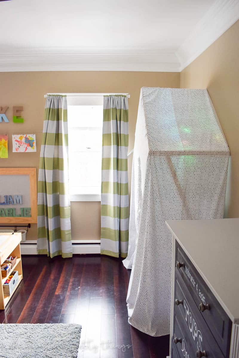 A Shared Boys Bedroom with a fun and playful design.