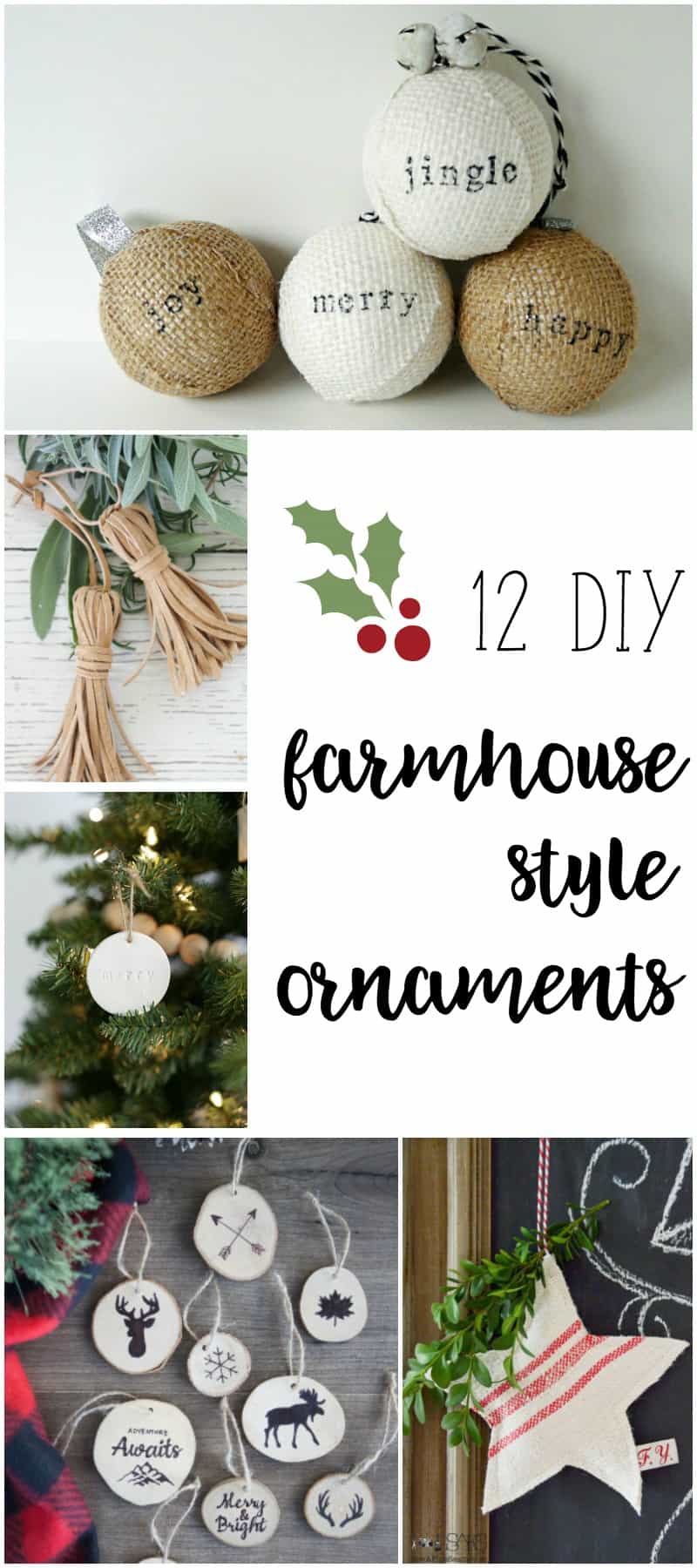 farmhouse style ornaments | diy ornaments | diy christmas | farmhouse ornaments DIY | farmhouse style | christmas ornaments | Christmas ornaments DIY |