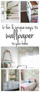 diy wallpaper ideas | wallpaper accent wall | unique wallpaper ideas
