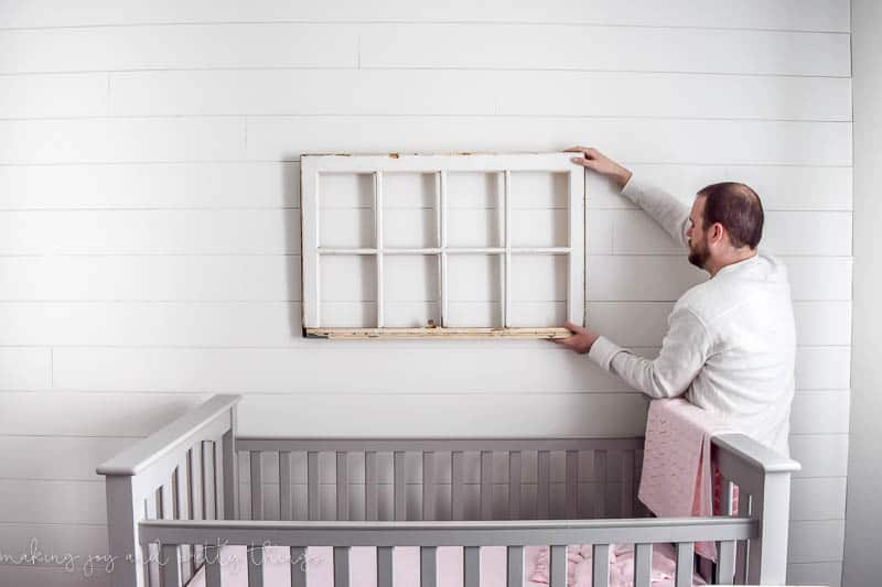 farmhouse girl's nursery