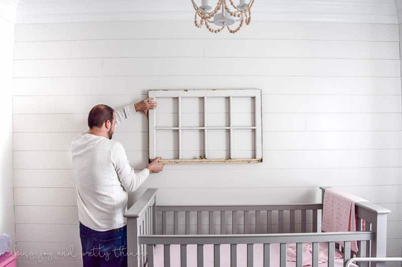 farmhouse girl's nursery