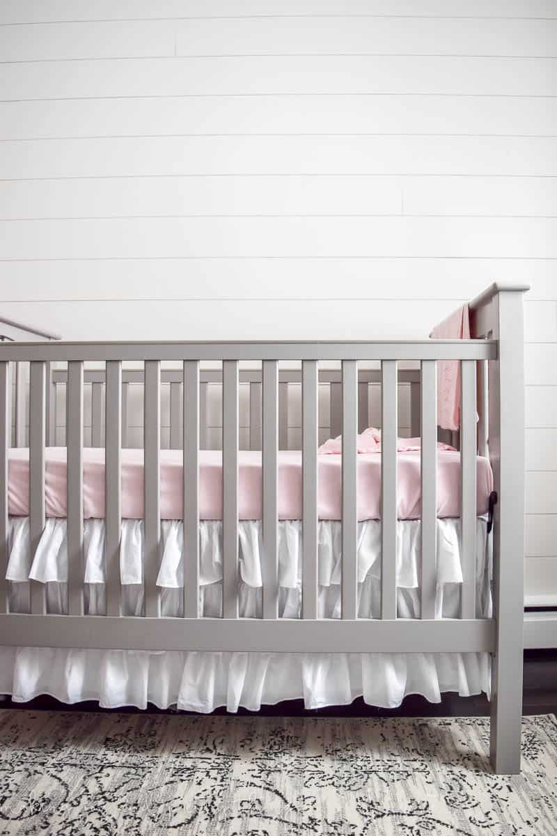 farmhouse girl's nursery