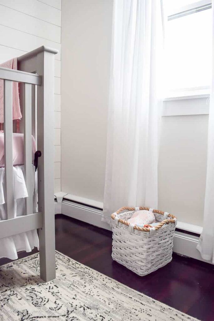 farmhouse girl's nursery