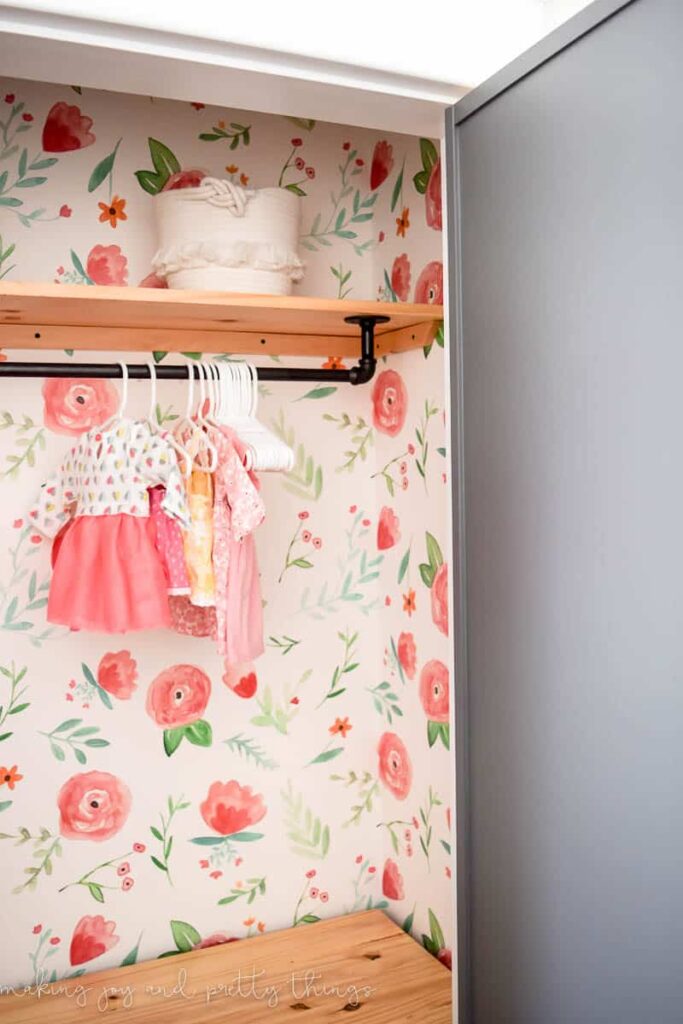 farmhouse girl's nursery