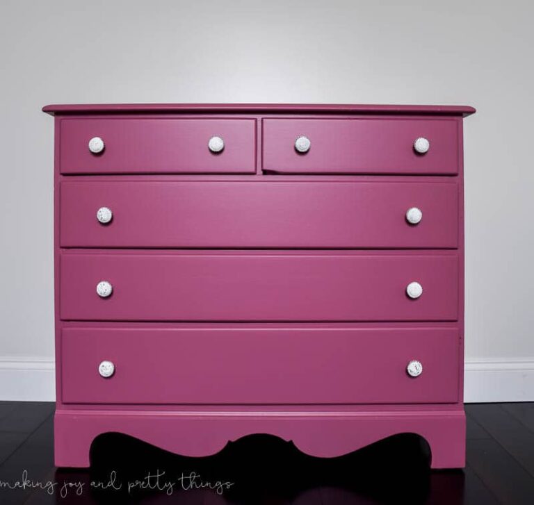 DIY Pink Nursery Dresser Makeover Making Joy & Pretty Things