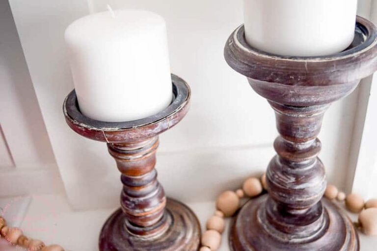 farmhouse style | farmhouse decor | diy home decor | diy ideas | diy candle holders | candle holders diy | easy diy | fixer upper diy | rustic diy ideas