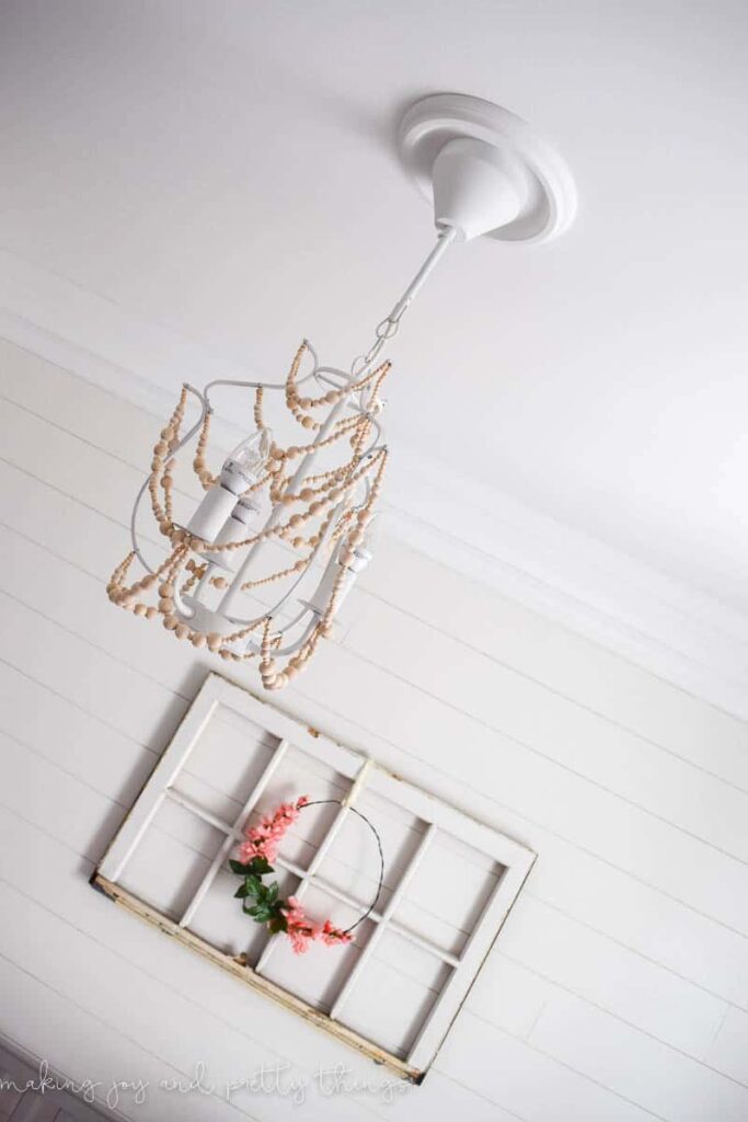 Don't overlook the lighting fixture and be sure to update that as well to complete the room renovation 