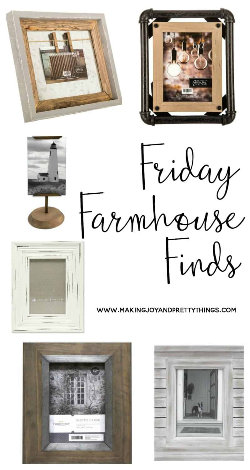 farmhouse Friday finds | farmhouse style | picture frames | rustic picture frames | farmhouse style frames