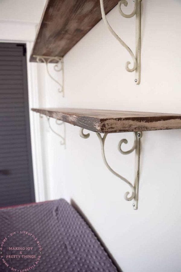 How to Make Farmhouse Style Shelves Making Joy and Pretty Things