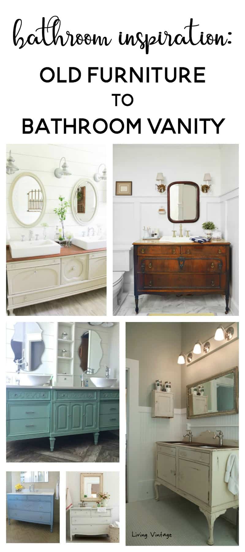 Bathroom Inspiration Using A Dresser As A Vanity Making Joy And Bathroom Inspiration Using A Dresser As A Vanity Making Joy And