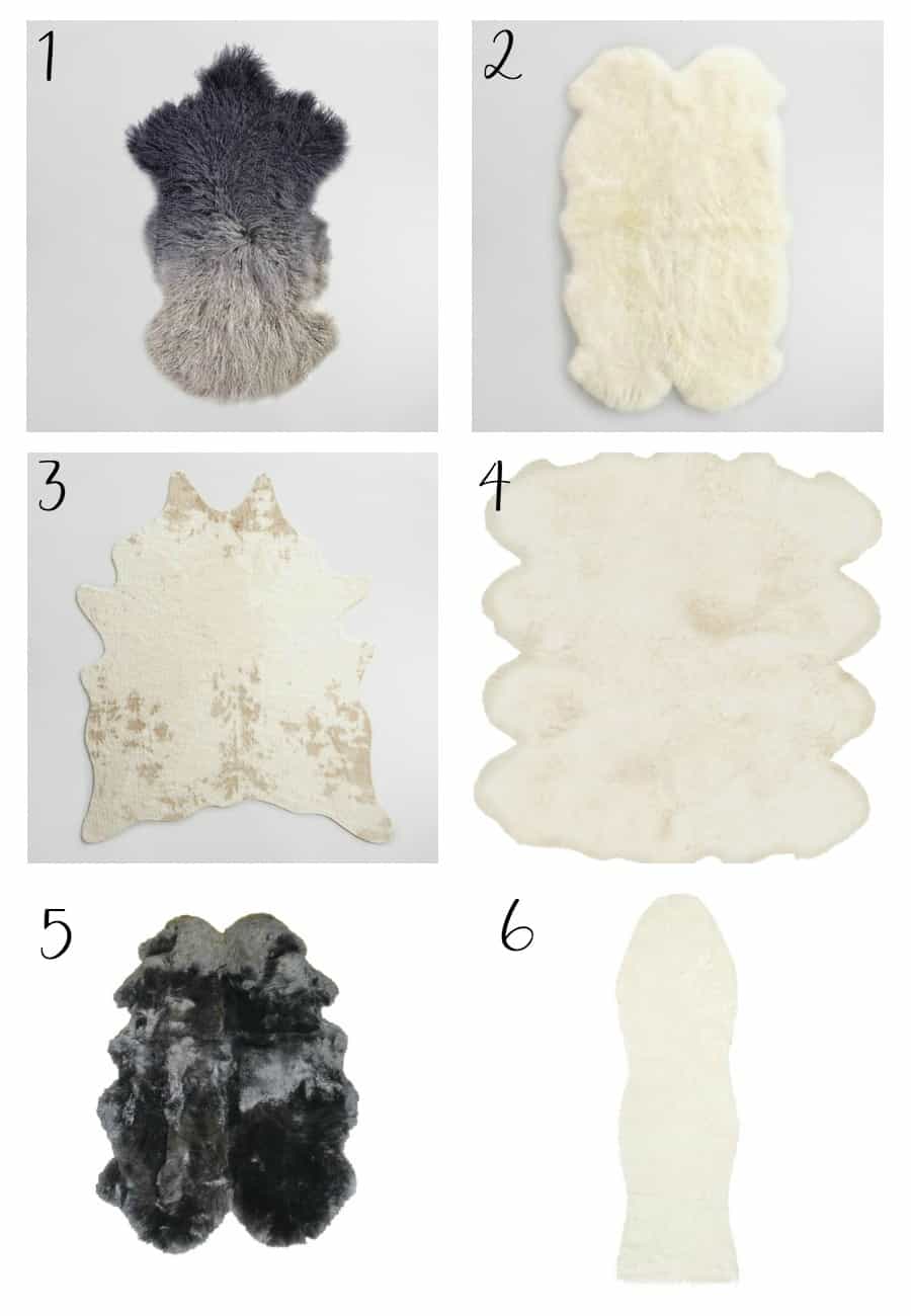 Sheepskin and Cowhide rugs are the  perfect top layer when you're layering area rugs in your room