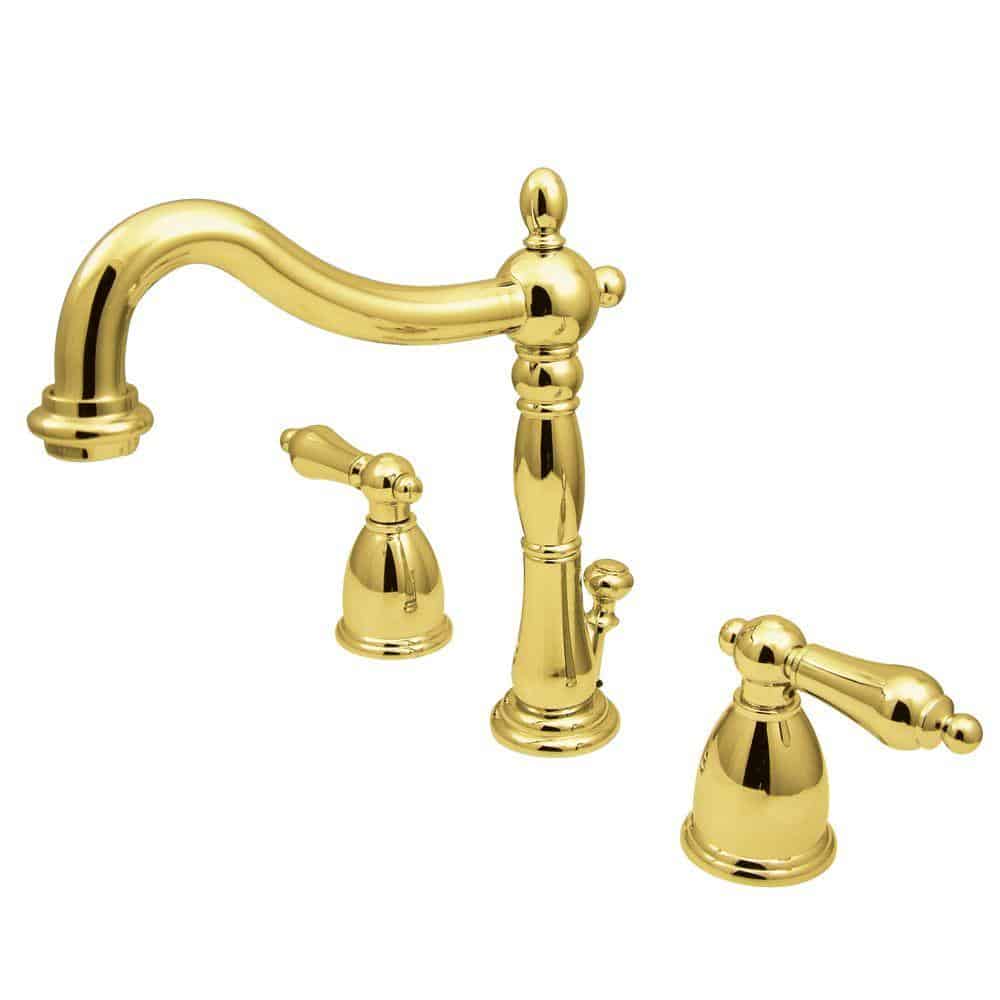 Brass fixture that is overall a similar look by a cheaper option as a way to save money on a bathroom remodel