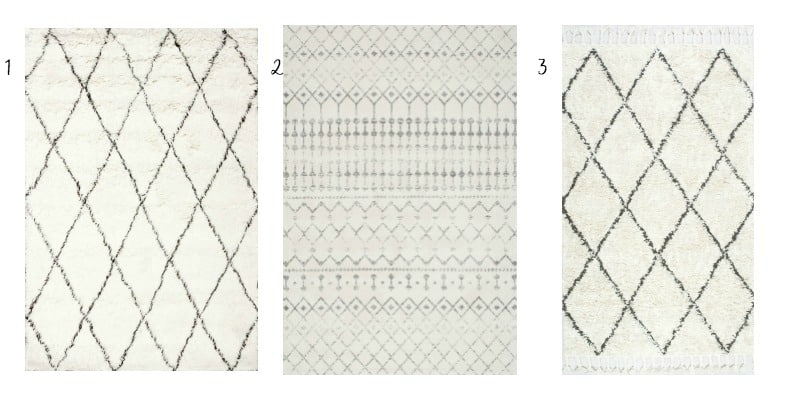 When learning how to layer rugs, try one of these 3 patterned neutral rugs for the top layer to get your flexibility in your color palette