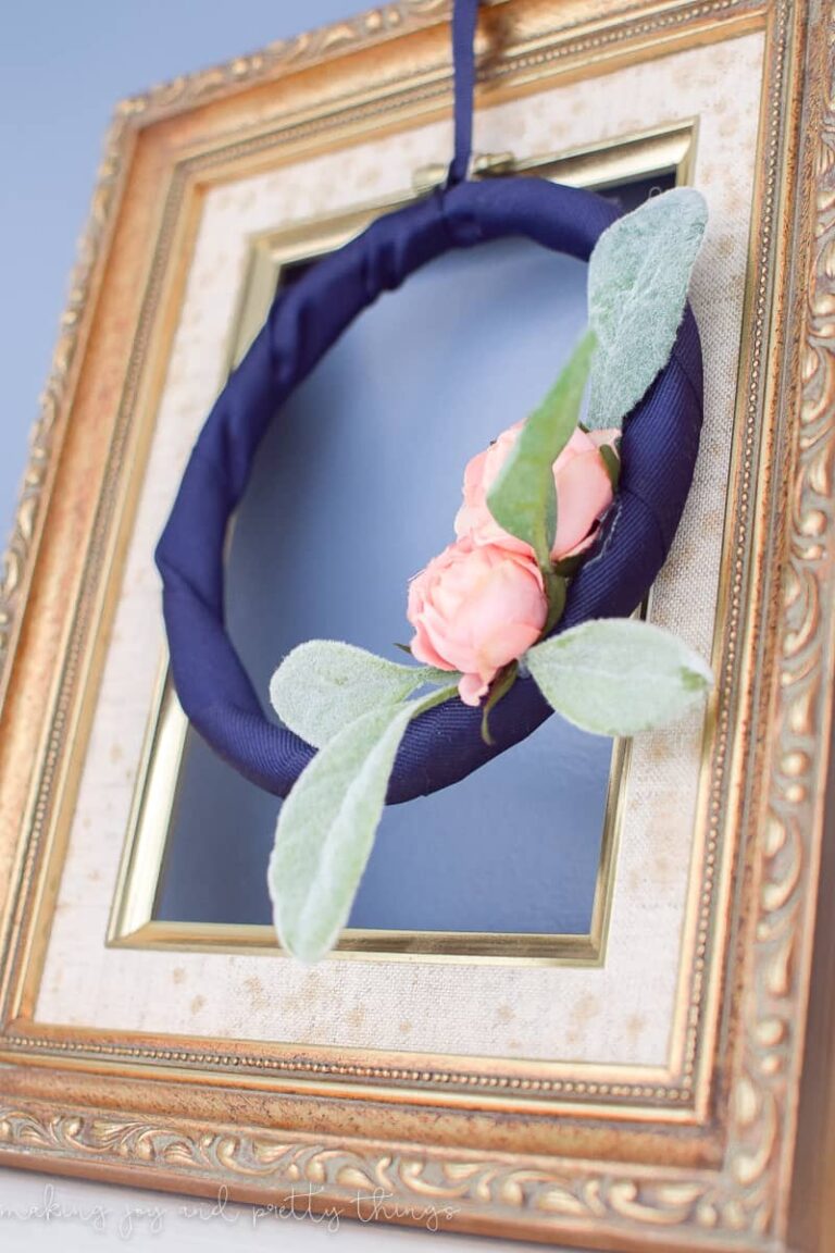 How to Make an Embroidery Hoop Wreath Making Joy & Pretty Things