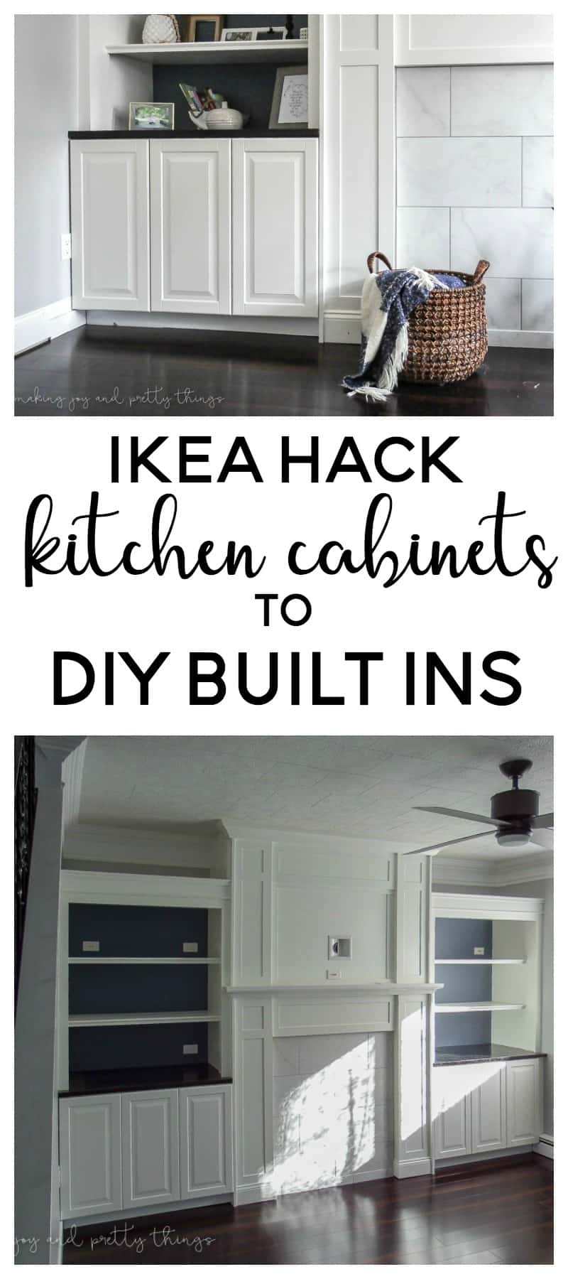 IKEA Hack Kitchen Cabinets Turned Built Ins Making Joy And Pretty Things