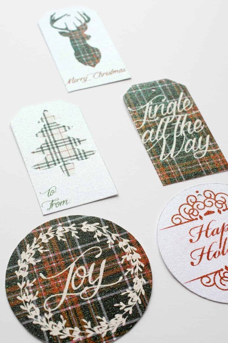 Christmas and Advent Square Gift Tags (Printable)