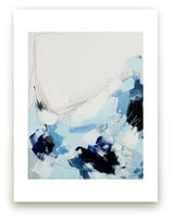 Even Still by Katie Craig sold on minted as an art print that speaks in dark blues and abstract notes