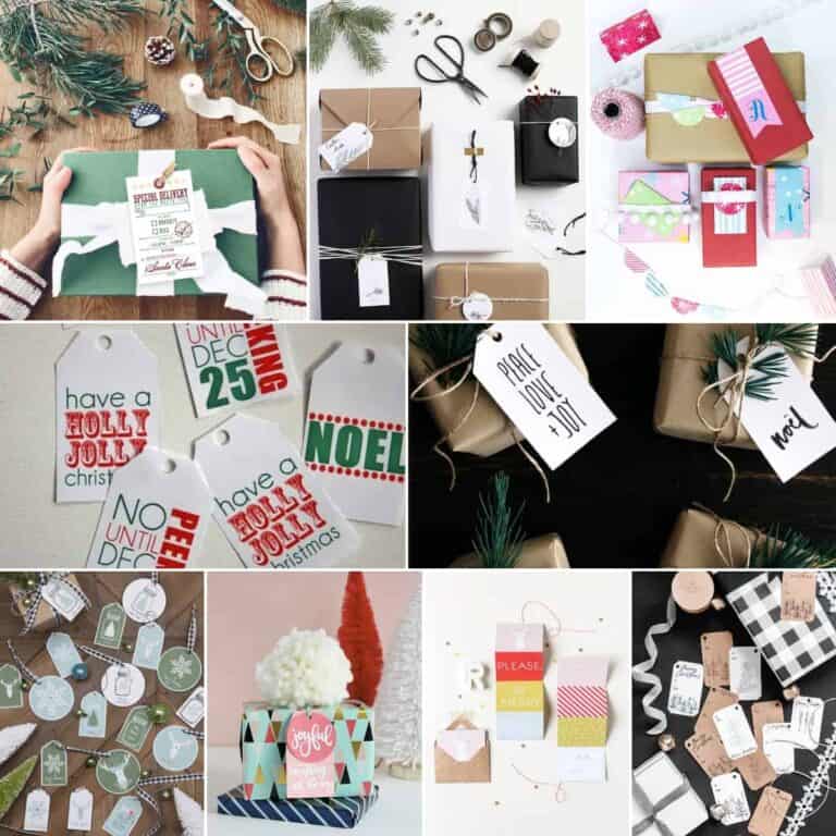 25 Free Printable Christmas Gift Tags