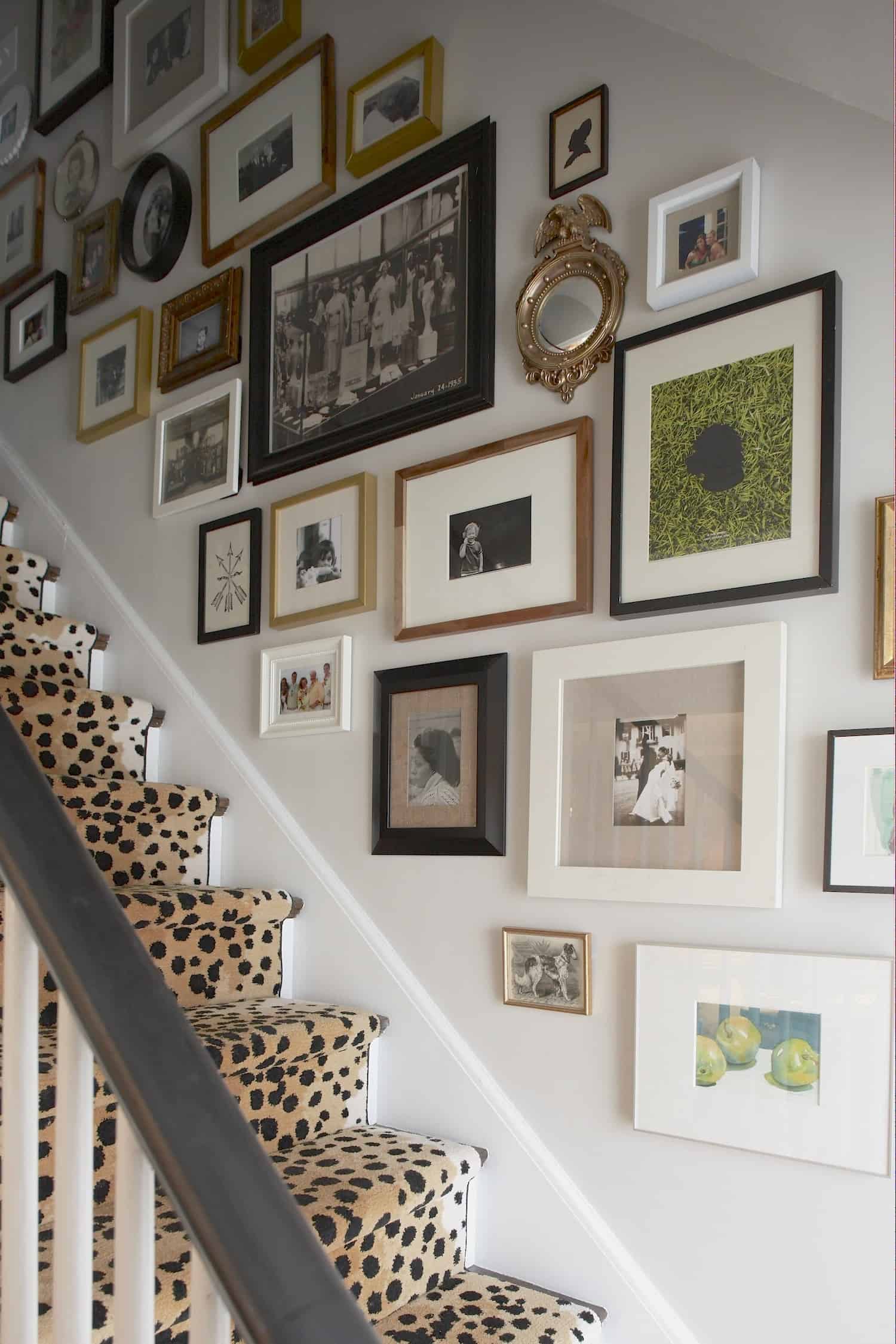 Stairwells are a great place to display your family photos and other decor that adds a lot of character in a tasteful way your home will love you for.