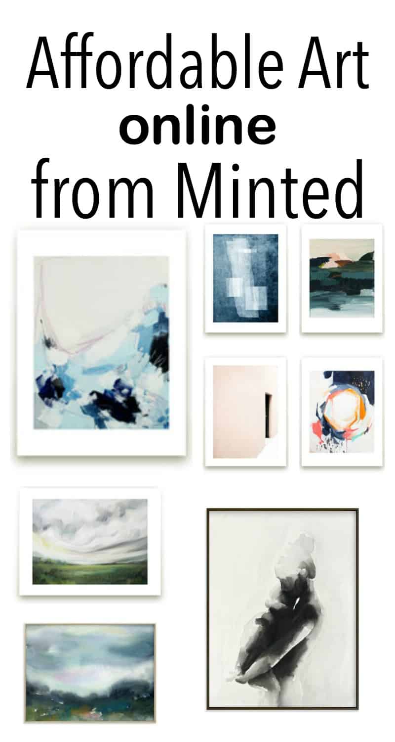 Collection of Minted art prints made by artists that use a website to sell their artwork online for all