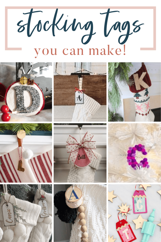 If you want to make your own stocking labels, you'll love these ideas for stocking tags you can make yourself! 