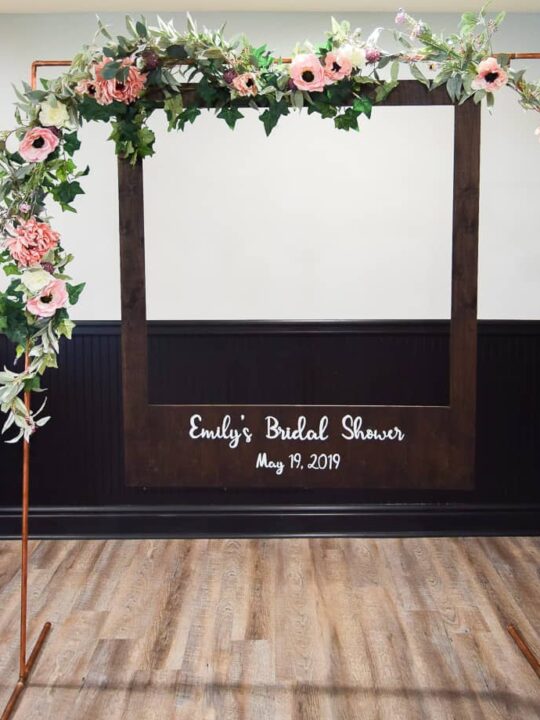 Make your own shop wedding photo booth