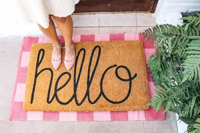 Layered Door Mats - How To Mix and Match - Inspiration For Moms