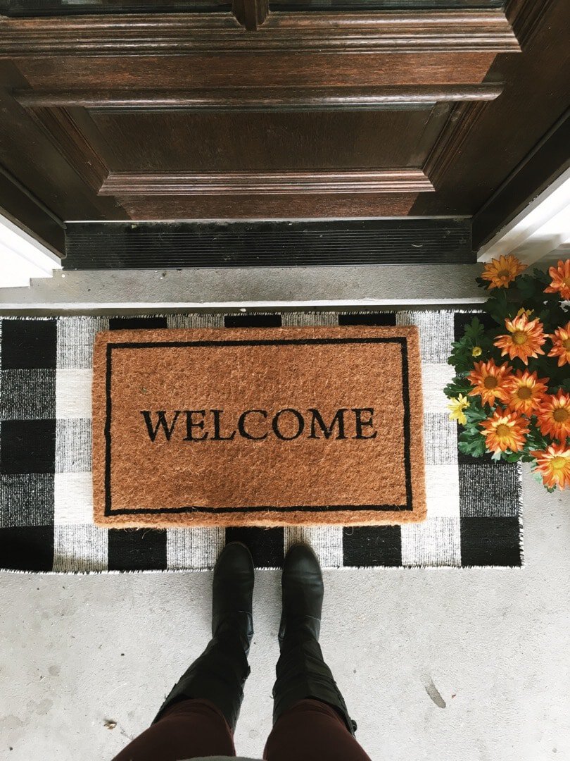 Layered Doormat Looks Perfect for Spring — LIVEN DESIGN