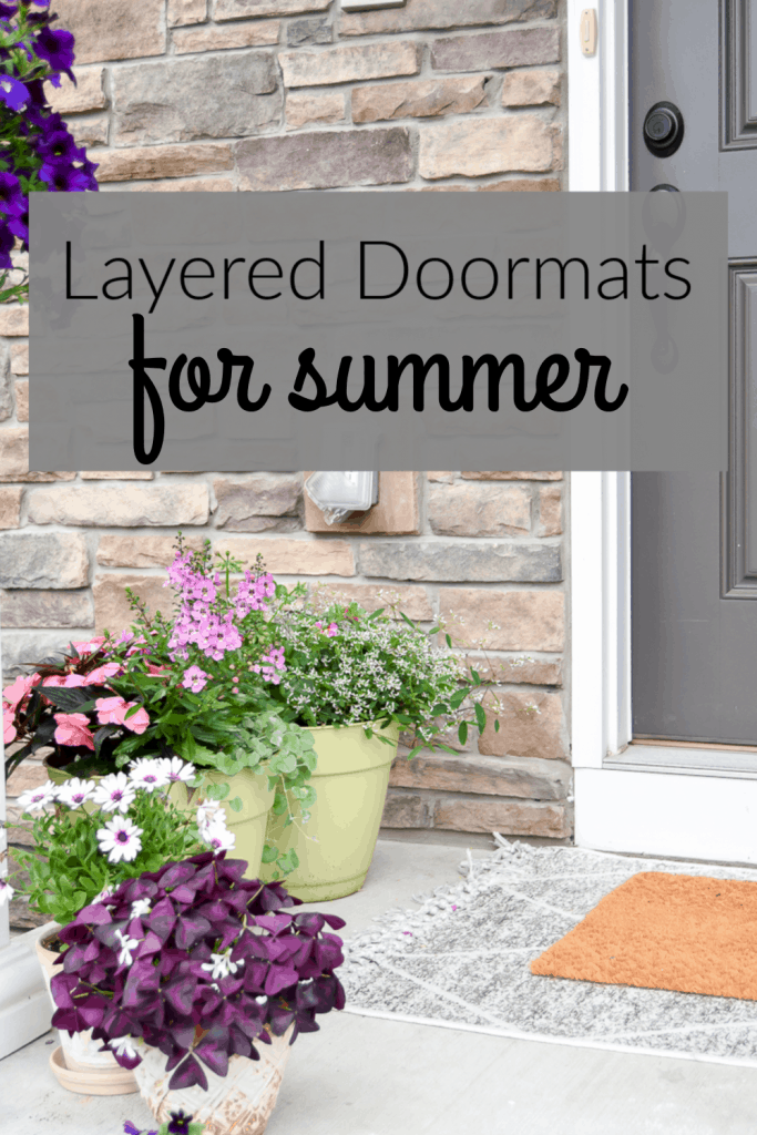 Our Layered Doormats for Summer {Front Porch for Summer!} Making Joy