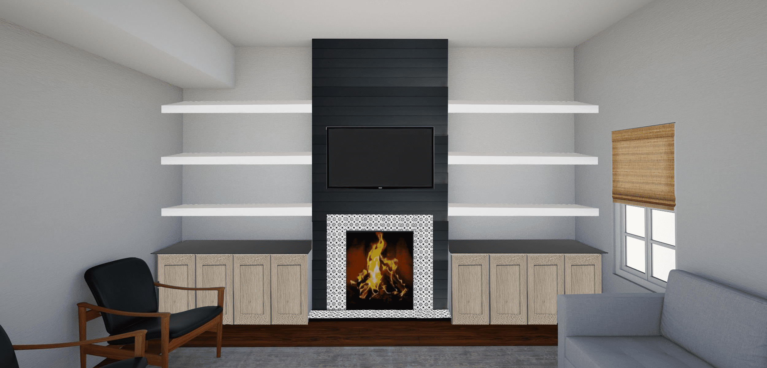 Fireplace Design Options for our Living Room Makeover