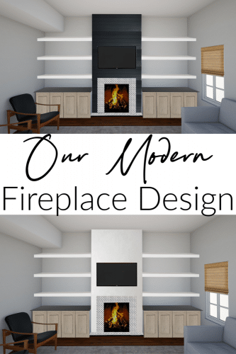 Fireplace Design Options for our Living Room Makeover - Making Joy and