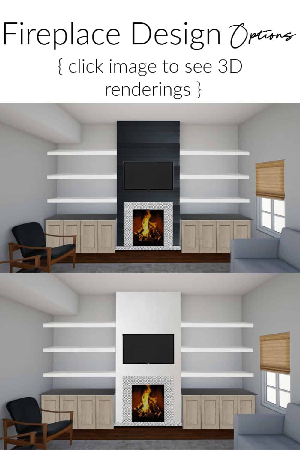 Living Room Fireplace Wall Design - Making Joy and Pretty Things