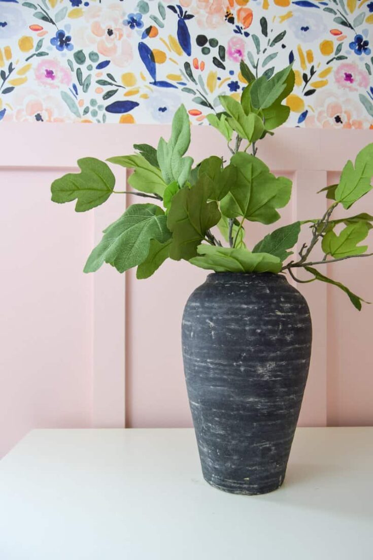DIY Aged Black Pottery