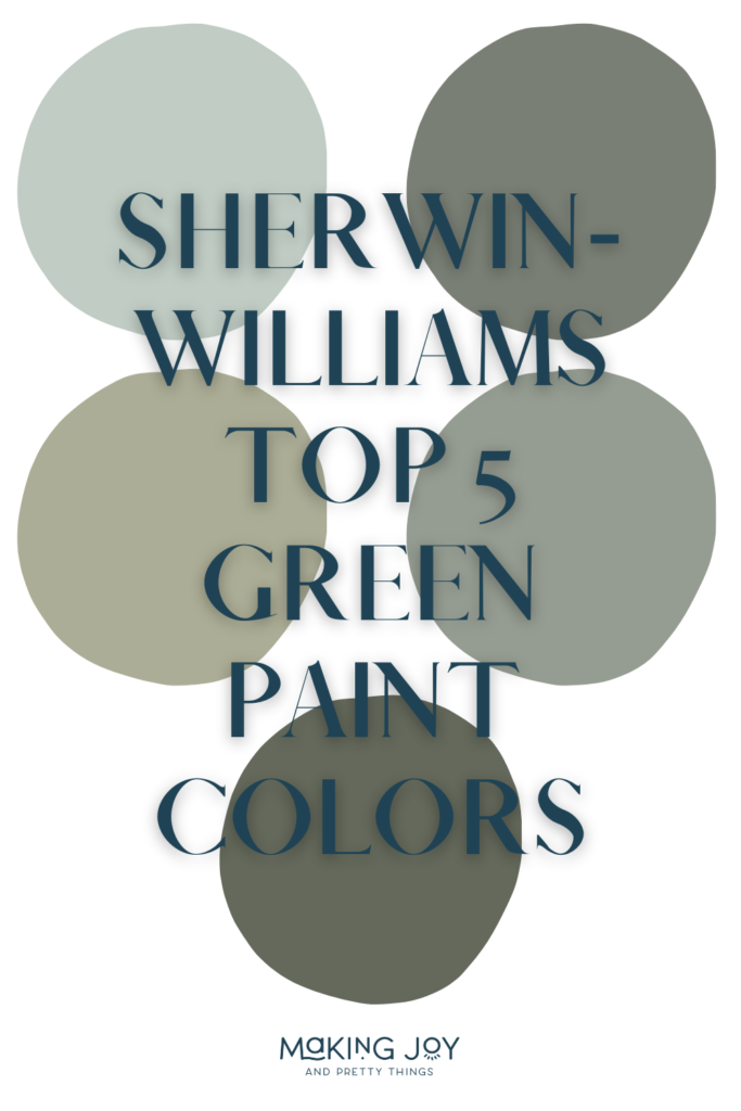 Discover the tranquility of Sherwin-Williams' top green paint colors. 